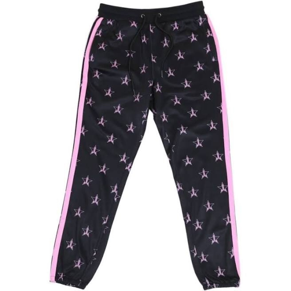 MEDIUM Jeffree Star Black and Pink Joggers